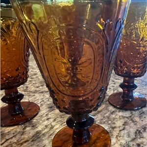 Burnt Gold Water/Wine Goblet